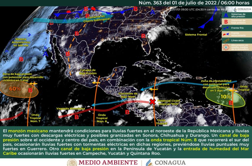  Continúan las lluvias fuertes con descargas eléctricas en Veracruz – El Democrata