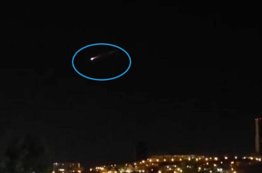  Basura espacial aparece en el cielo de Sonora; gente la confunde con meteorito (VIDEO)