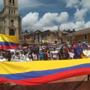  Comunidad de Turmequé,Colombia, protesta contra proyecto minero | Noticias | teleSUR