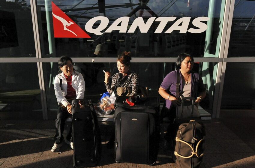  Qantas pide a sus gerentes que trabajen como operadores de equipaje