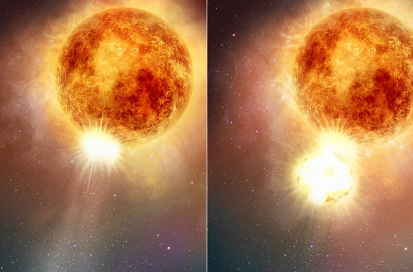  El Hubble capta la brutal explosión que ‘apagó’ la estrella supergigante roja Betelgeuse