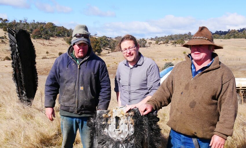  Parte de un cohete de Elon Musk se estrella en la finca de un granjero australiano