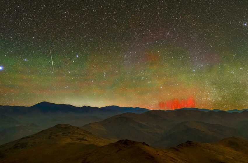  Qué son estos extraños espectros rojos que han aparecido en los cielos del desierto de Atacama, en Chile