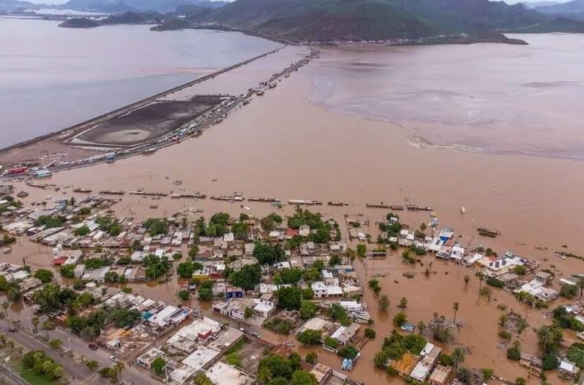  Lluvias causan severos daños y damnificados en municipios de Sonora