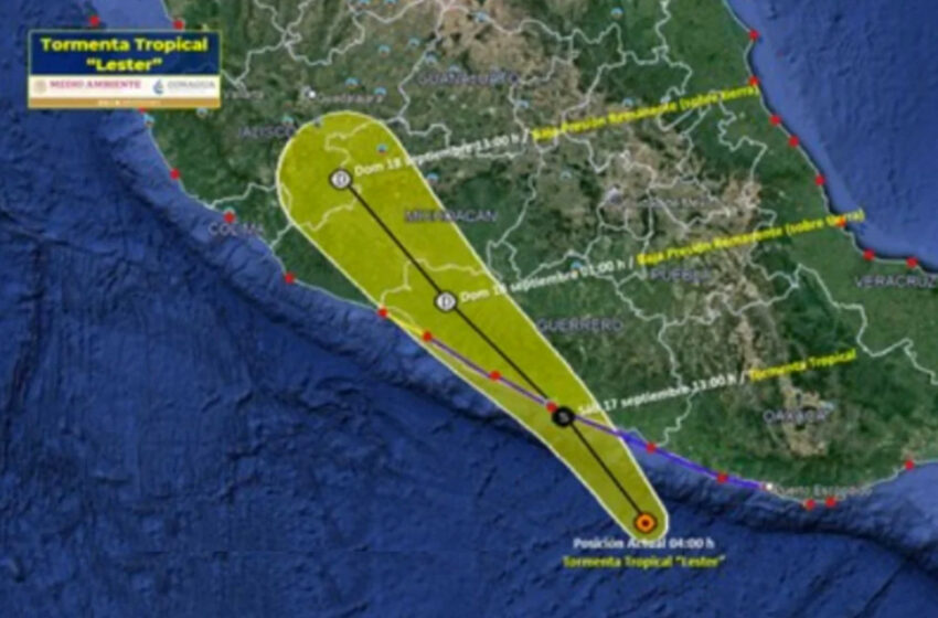  Este sábado, tormenta tropical Lester tocará tierra en Guerrero – El Siglo de Durango