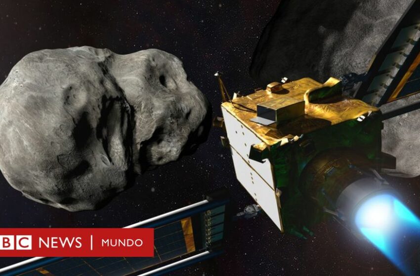  La NASA estrella con éxito la nave Dart contra el asteroide Dimorphos para tratar de desviarlo