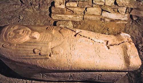  Egipto revela el sarcófago de un alto mando de la época de Ramsés II
