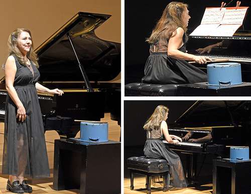  Con recital para piano y cacerolas festejó la vida María Paz Santibáñez