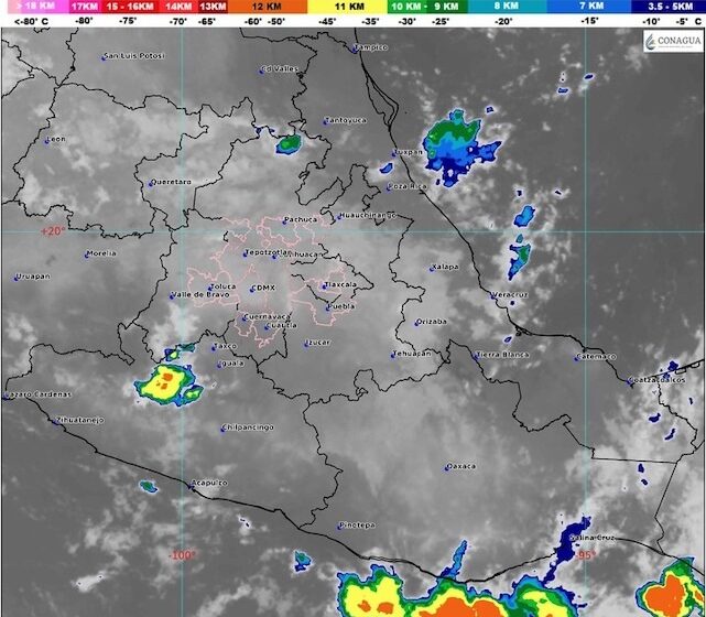  Este viernes, el valle de Toluca espera ambiente templado y escasa probabilidad de lluvias