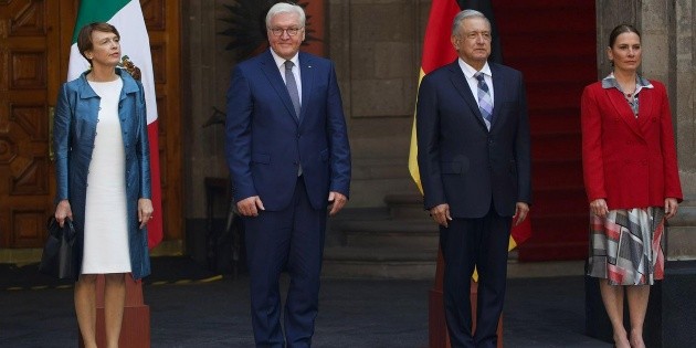  López Obrador recibe al presidente de Alemania, Frank-Walter Steinmeier