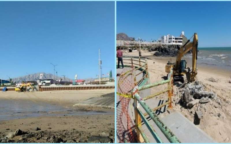  Avanza Gobierno de Baja California con reparación de daños del Huracán Kay en San Felipe