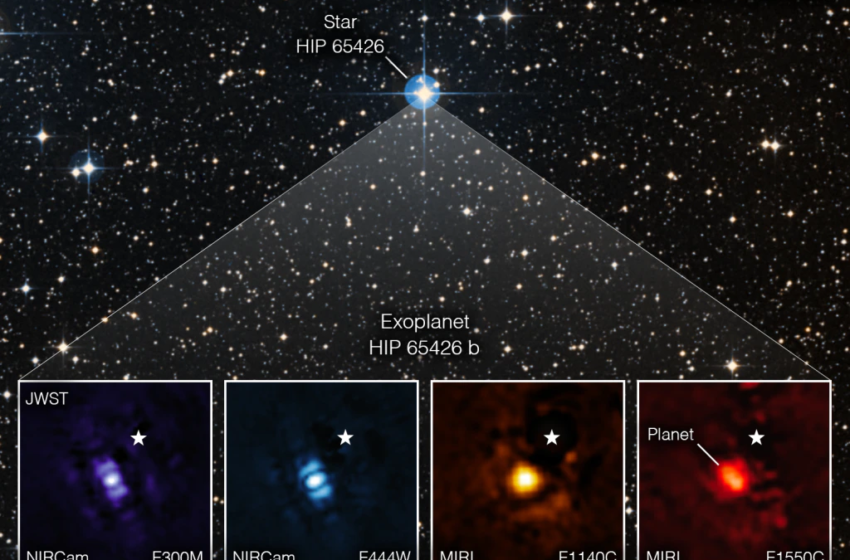  El James Webb toma por primera vez la foto de un exoplaneta