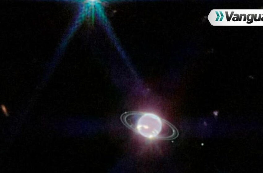 La primera imagen en décadas de los anillos de Neptuno, capturada por el James Webb