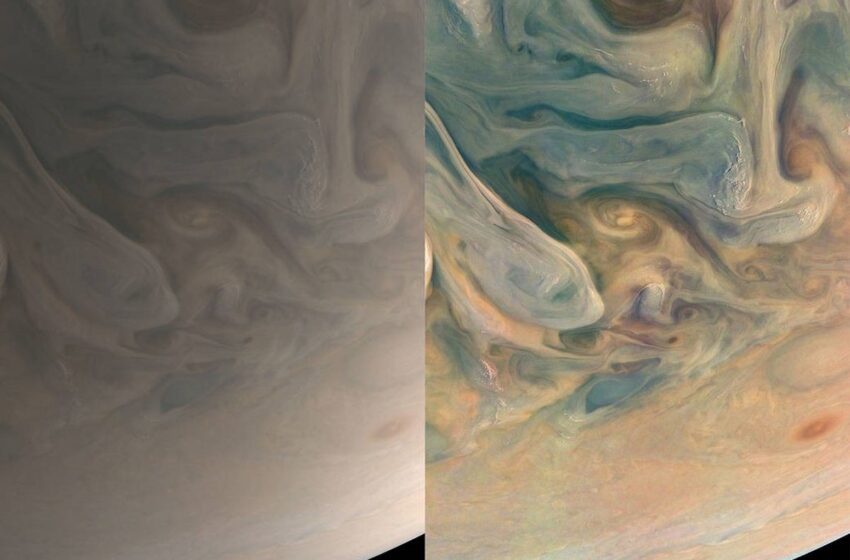  La misión Juno de la NASA revela los colores «complejos» de Júpiter