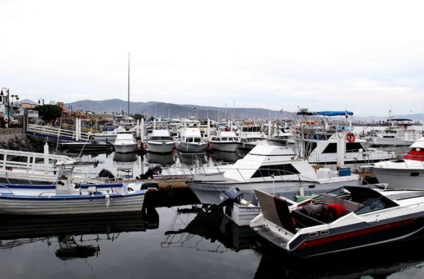  70 embarcaciones permanecieron en resguardo en el puerto de Ensenada tras huracán 'Kay'