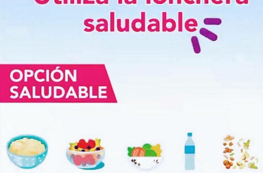  Fomenta Secretaría de Salud del Estado una "lonchera saludable" para los niños