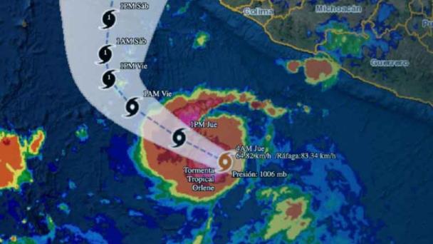  ¿Llegará la tormenta 'Orlene' a Sonora? – Expreso