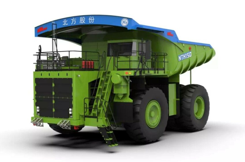  China empieza la transformación de su sector minero con camiones de 136 toneladas a hidrógeno
