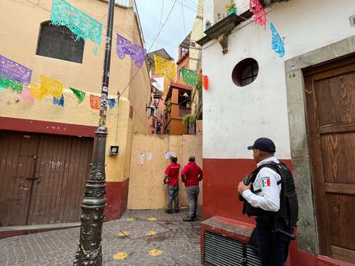  Clausuran el Callejón del Beso en Guanajuato