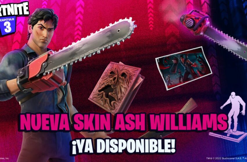 Ash Williams de Evil Dead llega a Fortnite: consigue ya su skin