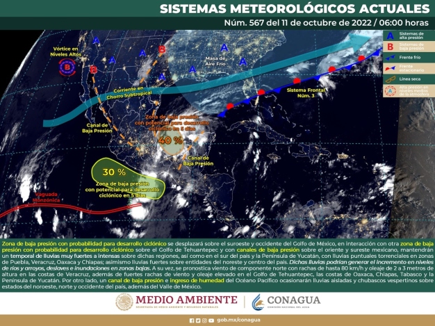  Continúa pronóstico de lluvias en gran parte del país, reporta SMN – La Jornada San Luis