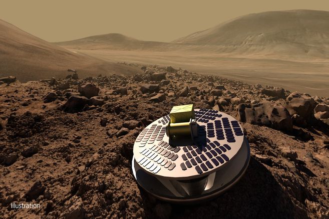  Estrellarse contra el suelo podría ser la forma más efectiva de aterrizar en Marte