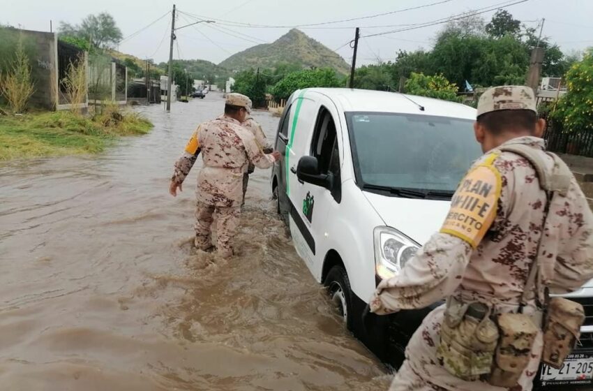  Aplica Ejército Mexicano Plan DNIII-E por fuertes lluvias en Sonora – Milenio