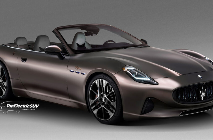  El Maserati GranCabrio regresará al mercado en 2023 con una variante eléctrica Folgore