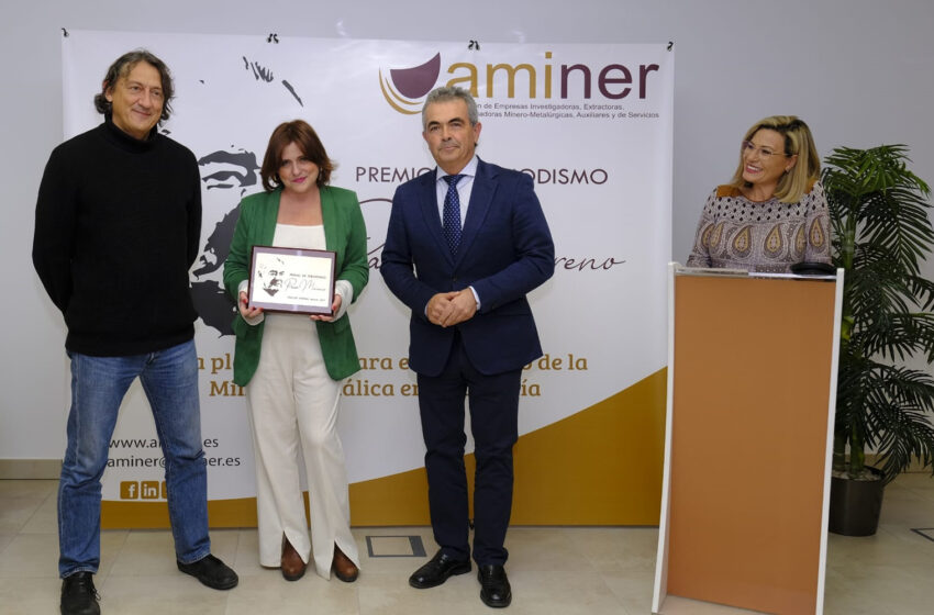  Eva Villegas gana el III Premio de periodismo 'Paco Moreno' de Aminer sobre minería …