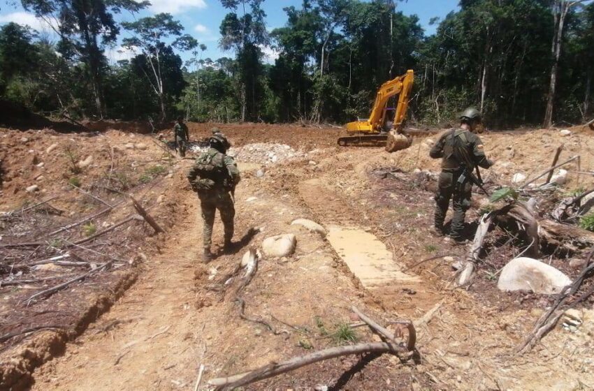  Asestan golpe a bandas delincuenciales dedicadas a la minería ilegal en Putumayo