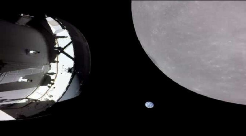  Nave Orión sobrevuela la Luna en sexto día de misión Artemis 1