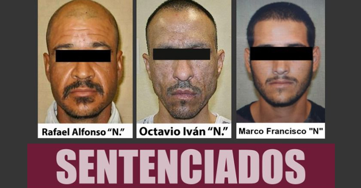  Sentencian a 50 años de prisión a tres secuestradores en Sonora