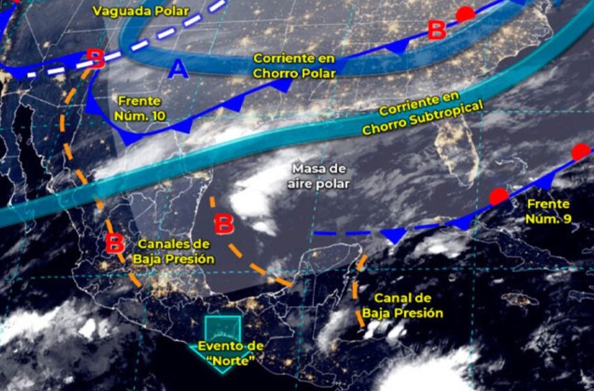  Frente Frío 9 y 10 dejará lluvia en 27 Estados – La Verdad Noticias