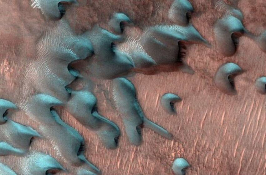  La NASA muestra el invierno en Marte: nieve en forma de cubo, paisajes helados, escarcha y temperaturas bajo cero