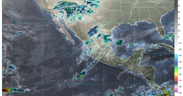  Se pronostican para hoy, domingo, lluvias intensas y muy fuertes en Oaxaca
