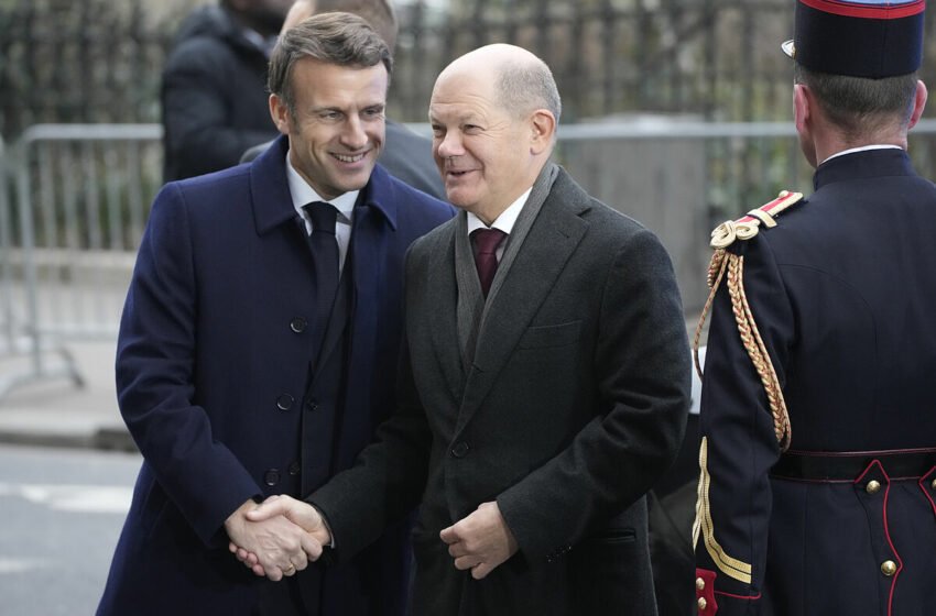  Macron y Scholz seguirán ayudando a Ucrania pero no se comprometen con el envío de tanques
