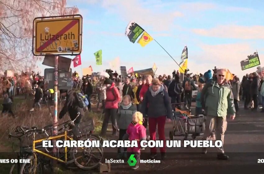  El carbón obliga a desalojar un pueblo de Alemania ante las protestas de activistas