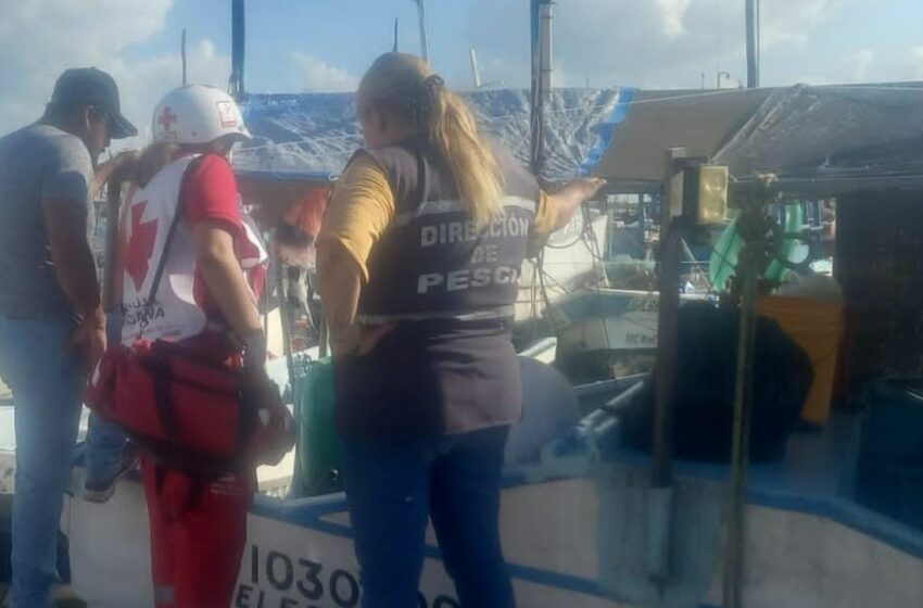  Pescador termina gravemente herido al ser aplastado por una marqueta de hielo en Progreso