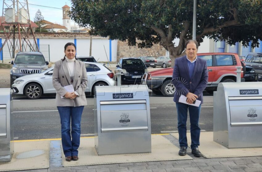  Medio Ambiente inaugura los cinco contenedores soterrados junto al Álvarez Claro