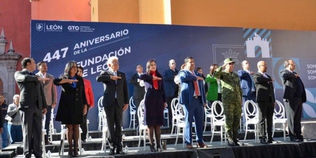  Celebran el 447 aniversario de la fundación de León, Guanajuato