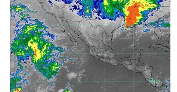  El miércoles se prevén lluvias intensas en zonas de Oaxaca, evento de Norte muy fuerte