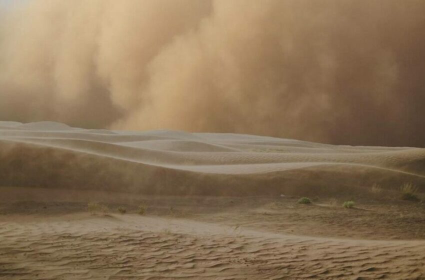  Polvo del desierto tiene ligero efecto de enfriamiento en el planeta