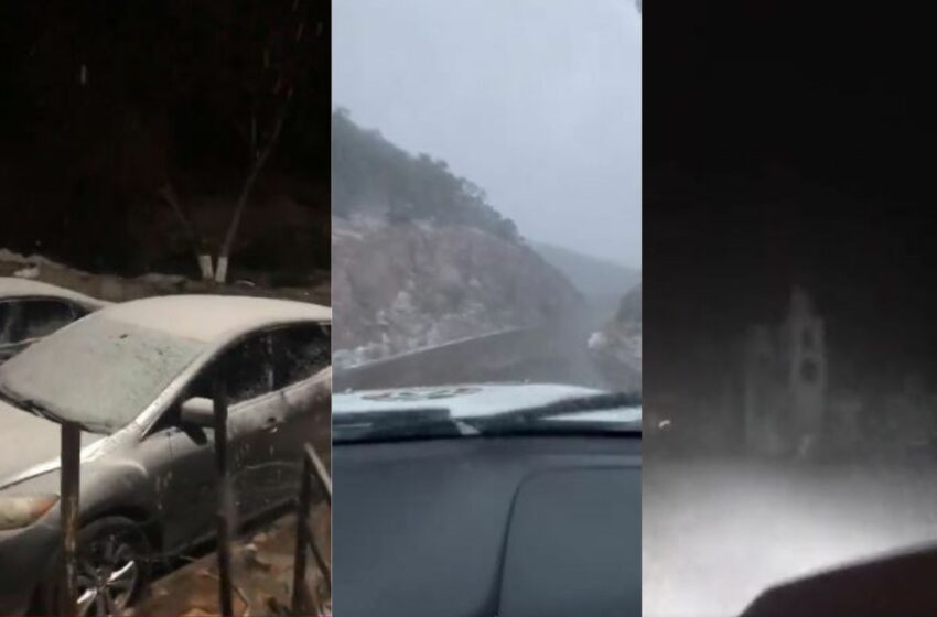  Estos son los videos más sorprendentes de la nevada en Sonora – 24 Horas