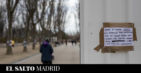  El arboricidio de la línea 11 de Metro en Madrid moviliza a los barrios afectados – El Salto