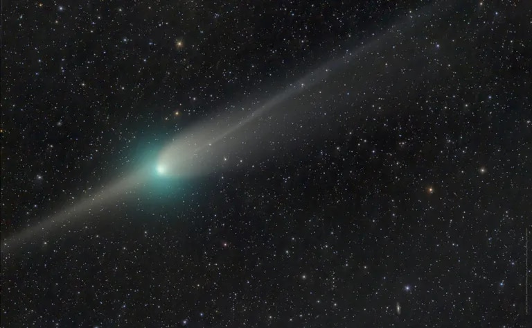  Por qué el cometa verde en realidad se verá blanco