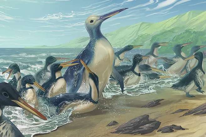  Descubren un pingüino prehistórico que sería el más grande que jamás existió
