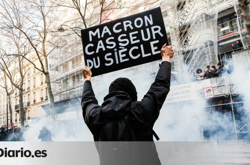  Los sindicatos endurecen el tono con Macron tras su cuarta movilización por las pensiones