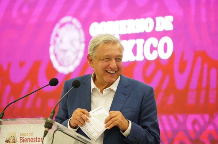  AMLO llega a Sonora para revisar avances en sucursales del Banco del Bienestar