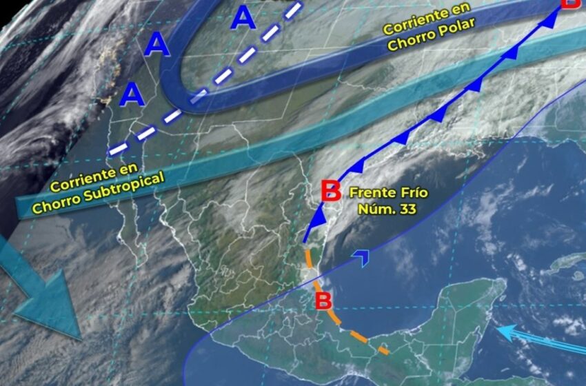  Frente frío 33: estados con LLUVIAS y HELADAS hoy sábado 18 de febrero