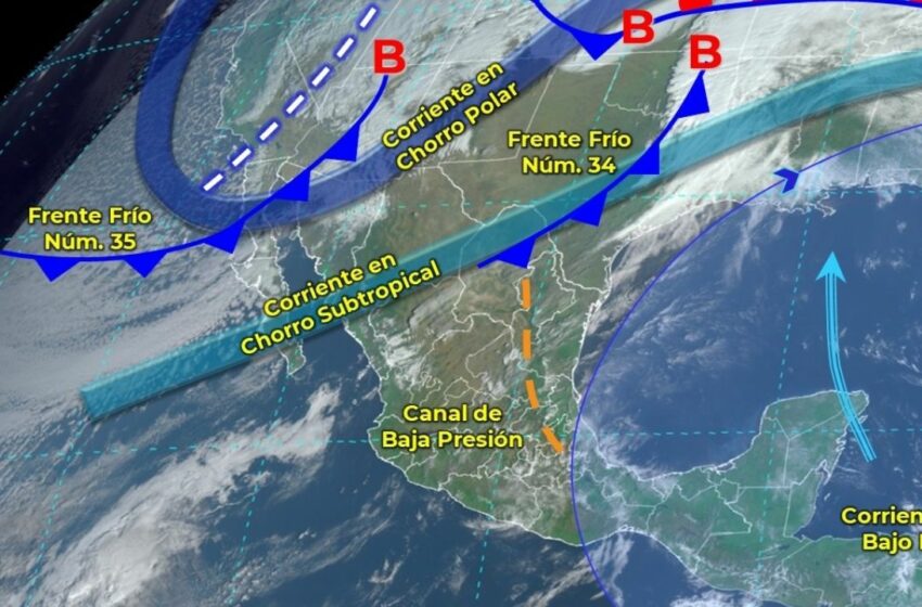  Frente frío 35: estados con LLUVIAS y HELADAS hoy viernes 24 de febrero